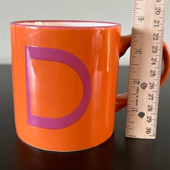 Opalhouse Letter "D" Monogram Initial Brightly Colored Stoneware Mug - Picture 7 of 7